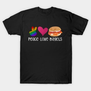 Peace, Love, Bagels T-Shirt